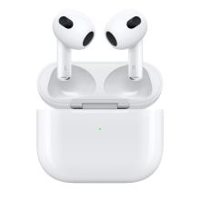  Apple AirPods 3rd Generation Earbud Bluetooth Handsfree με Lightning Charging Case Λευκό A2565 