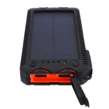 PowerNeed S12000 Ηλιακό Power Bank 12000mAh με 2 Θύρες USB-A Μαύρο  PowerNeed S12000 Ηλιακό Power Ba