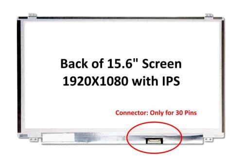 Οθόνη για Laptop Lenovo Ideapad 700-15ISK 80RU IPS FHD 30pin LED 15.6" Resolution 1920 x 1080 30 Pin