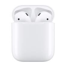  Apple AirPods με Ενσύρματη Θήκη Φόρτισης (2019) Earbud Bluetooth Handsfree Λευκό 