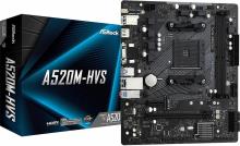 ASRock A520M-HVS Motherboard Micro ATX με AMD AM4 Socket 