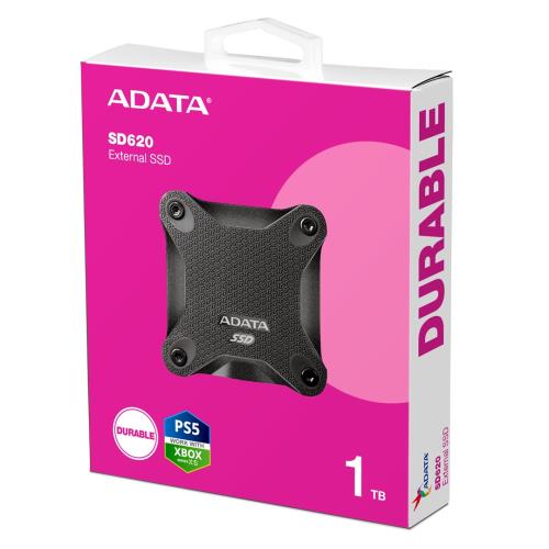 Adata SD620 USB 3.2 Εξωτερικός SSD 1TB 2.5" Μαύρο 