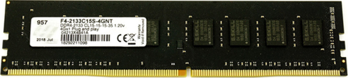 G.Skill Value 4GB DDR4 RAM με Συχνότητα 2133MHz για Desktop