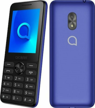 Alcatel 2003D Dual SIM Κινητό με Κουμπιά (Ελληνικό Μενού) Metallic Blue