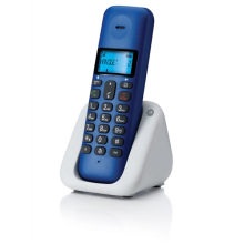 Ασύρματο τηλέφωνο με ανοιχτή ακρόαση Motorola Dect T301 Royal Blue