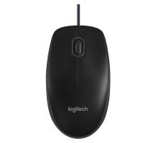 Logitech B100 Full-size corded mouse black