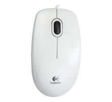 Logitech B100 Full-size corded mouse white