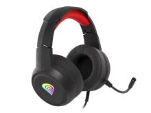 Genesis Neon 200 RGB Over Ear Gaming Headset με σύνδεση USB / 2x3.5mm / 3.5mm 