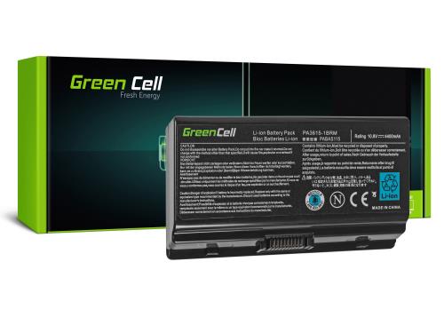 Green Cell Battery for Toshiba Satellite L40 L45 L401 L402 PA3591U-1BRS / 11,1V 4400mAh