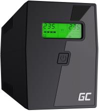  Green Cell UPS01 Micropower 600VA UPS Line-Interactive 360W με 2 Schuko Πρίζες 