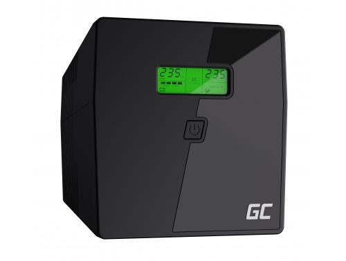 UPS Green Cell UPS03 Micropower 1000VA 12V/7Ah 600W 2x Schuko + 2x IEC 338