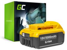 Green Cell Power Tool Battery for Dewalt DCB184 DCB182 DCB180 18V 5Ah