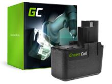 Green Cell Power Tool Battery for Bosch BAT001 PSR GSR VES2 BH-974H 9.6V 2,5Ah