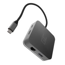 Docking Station HUB USB-C Green Cell 6in1 (USB 3.0 HDMI Ethernet USB-C) for Apple MacBook, Dell XPS,