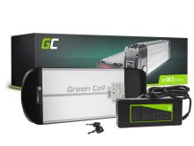 Green Cell® Battery for E-bike 36V 10Ah E-Bike Li-Ion Rear Rack with charger