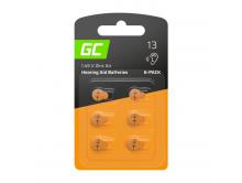  6x Battery Green Cell for hearing aid Type 13 P13 PR48 ZL2 ZincAir 