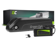  Green Cell® E-Bike Battery 36V 10.4Ah Li-Ion Down Tube with Charger 