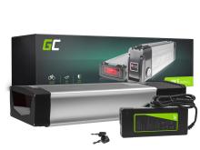 Green Cell® E-Bike Akku 48V 20Ah E-Bike Li-Ion Rear Rack Batterie mit Ladegerat