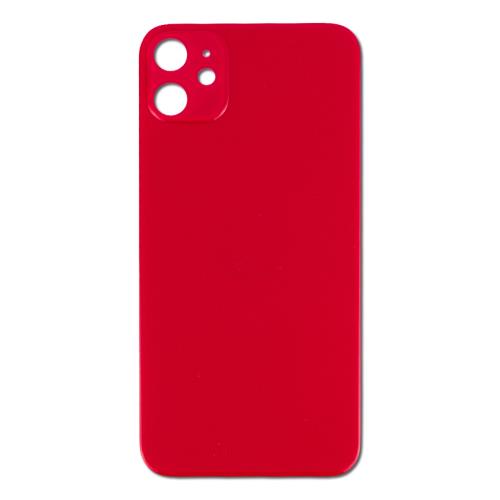 Τζαμάκι Πίσω Πλαισίου Big Hole iPhone 11 Red high quality OEM