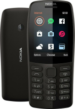 Nokia 210 Dual SIM Κινητό με Κουμπιά Μαύρο