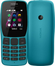 Nokia 110 (2019) Dual SIM Κινητό με Κουμπιά (Ελληνικό Μενού) Ocean Blue