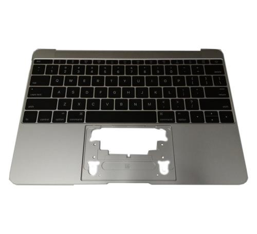 Apple MacBook 12" A1534 2016 Palmrest silver With Black Keyboard