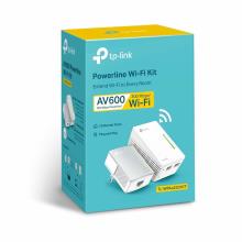 TP-LINK TL-WPA4220KIT v4 Powerline Διπλό για Ασύρματη Σύνδεση WiFi 4 και 2 Θύρες Ethernet  Ver 5.0