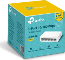 TP-LINK LS1005 v1 Unmanaged L2 Switch με 5 Θύρες Ethernet