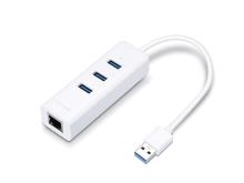 TP-LINK UE330 / USB 3.0 3-Port Hub & Gigabit Ethernet Adapter 2 in 1 USB Adapter