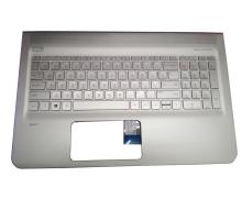 HP ENVY 15-AS 15-AB 15AS 15-ah151nr 15-ah152nr 15-ah155nr silver Palmrest With Keyboard With Backlit