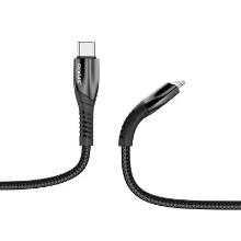 Rixus RXUC30L USB-C To Lightning Data Cable Metal Gray-1M