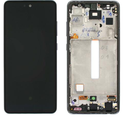 Original Οθόνη για Samsung Galaxy A52s 5G A528B GH82-26863A με Πλαίσιο Mαύρο