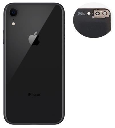 Τζαμάκι Πίσω Πλαισίου iPhone XR Μάυρο high quality OEM