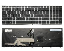 Πληκτρολόγιο Laptop HP Probook 450 G5 455 G5 470 G5 L01027-031 Keyboard with Backlit Silver Frame