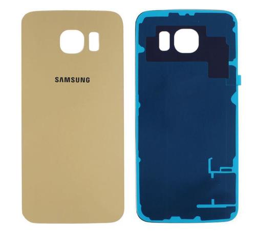 Samsung Galaxy S6 Edge Battery Back Cover Gold With Adhesive