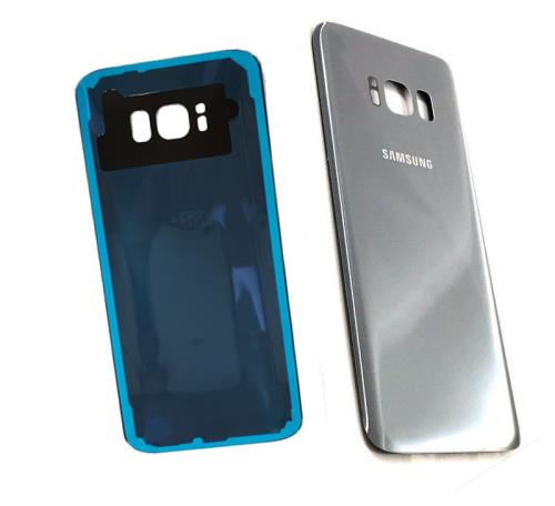 Samsung Galaxy S8 Battery Back Cover Silver/Gray With Adhesive