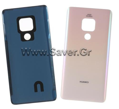 Huawei Mate 20 Battery Back Cover Pink With Adhesive ΟΕΜ