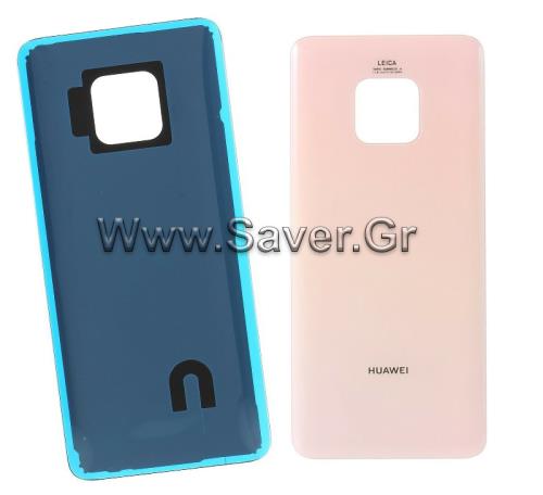 Huawei Mate 20 Pro Battery Back Cover Pink With Adhesive ΟΕΜ