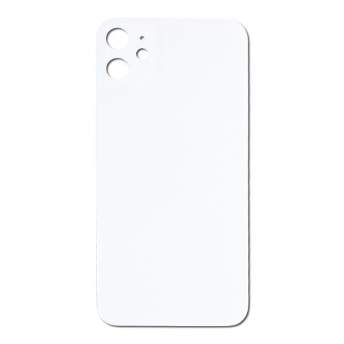 Τζαμάκι Πίσω Πλαισίου Big Hole iPhone 11 White high quality OEM